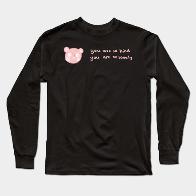 Lovely bear Long Sleeve T-Shirt by Lilmissvegan